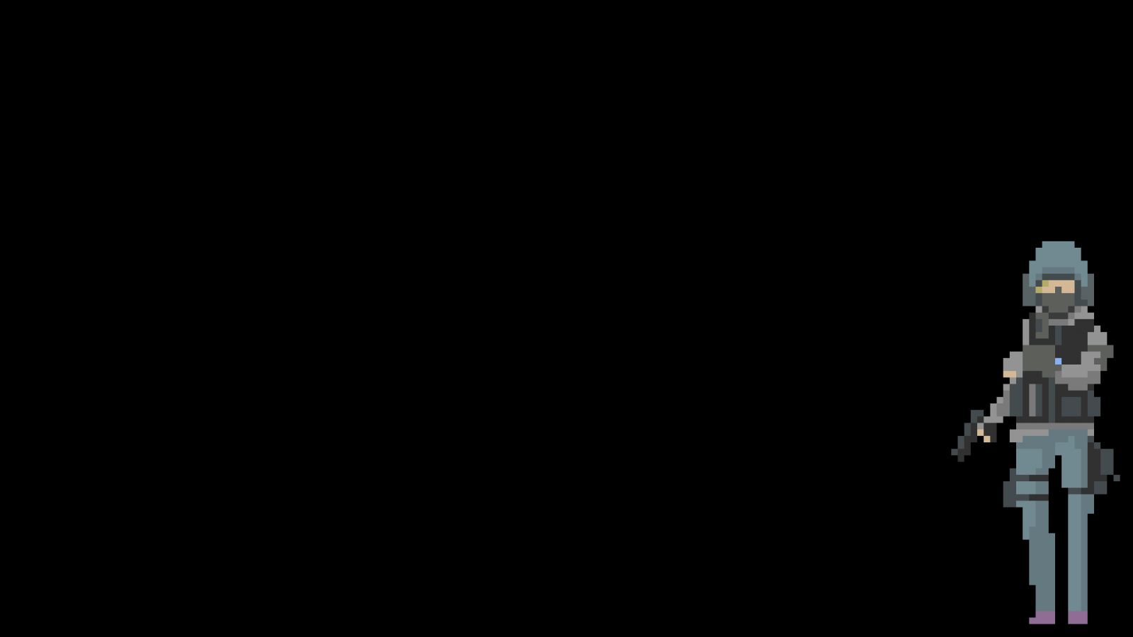pixel art, Rainbow Six Siege, minimalisme, iQ, GSG 9, pixelated