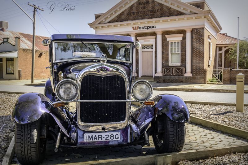 Ford,Банка,старая машина,westpac,ariahpark