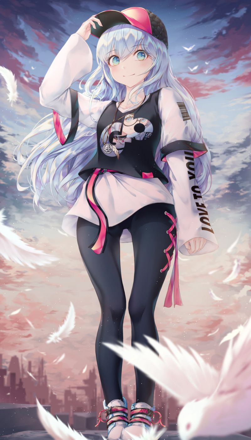 Anime, Filles anime, art numérique, ouvrages d'art, 2D, verticale