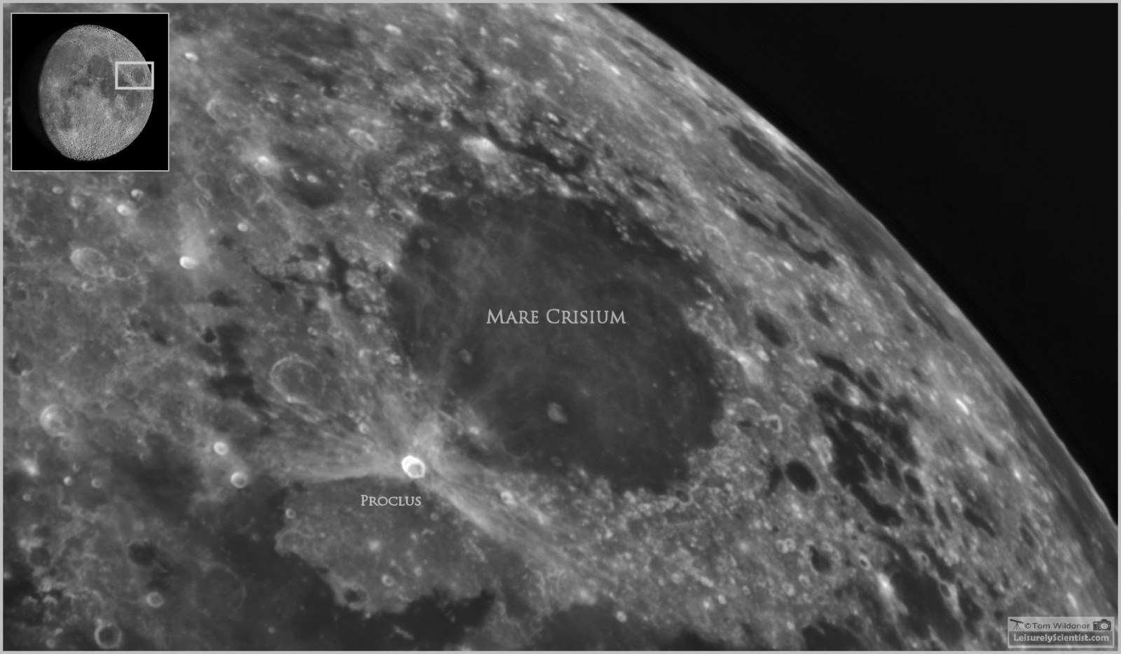prostor, Měsíc, atmosféra, Věda, znalost, kráter, astronomie, dalekohled, Pennsylvania, 2017, paprsky, noční obloha, astrophotography, vesmír, měsíční, březen, Černý a bílý, astronomický objekt, tomwildoner, astronom, leisurelyscientistcom, leisurelyscientist, Weatherly, Mare Crisium, CELESTRON, Sluneční Soustava, Proclus, dopad, zwo, asi290mc, Meade, LX90, cgemdx, antaresfocalreducer, sharpcap, autostakkert, Učit se
