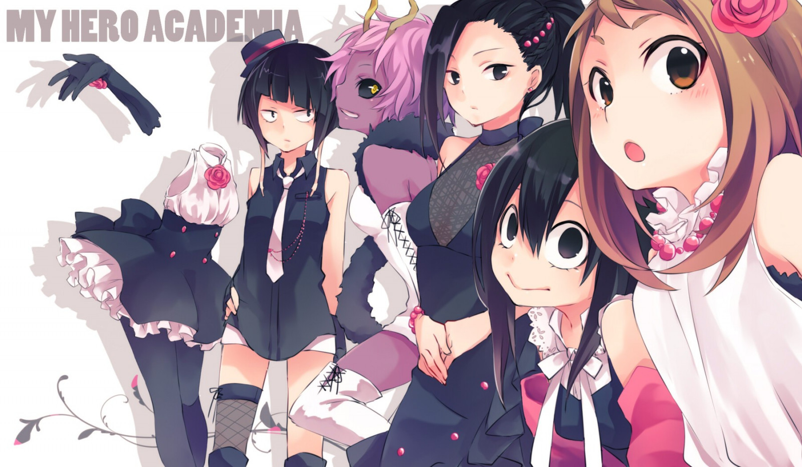 hình minh họa, Anime, hoạt hình, tóc đen, Boku no Hero Academia, Mangaka