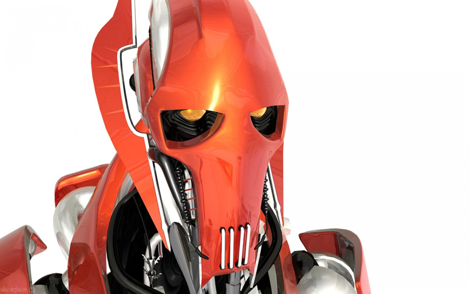 Star wars, robot, hjelm, orange, teknologi, maskine, 1680x1050 px, bildesign, personlige værnemidler, produkt, briller, product design, motorcycle accessories