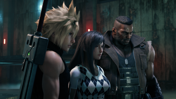 Final Fantasy VII Remake,video games,Cloud Strife,video game characters,Tifa Lockhart,standing