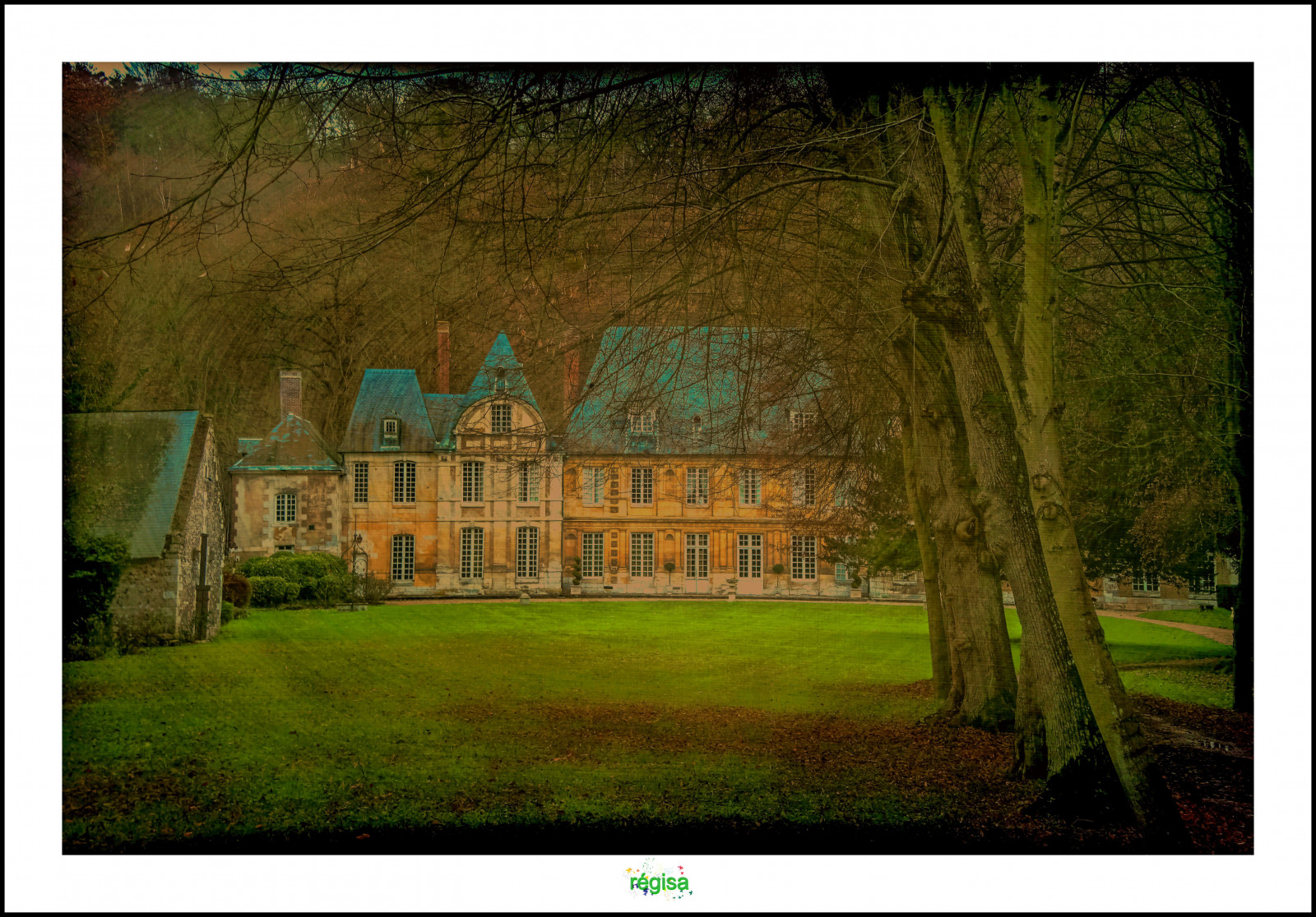 paesaggio, la pittura, finestra, natura, costruzione, erba, cielo, ramo, casa, verde, castello, struttura, chateau, tenuta, albero, foglia, pianta, mygearandme, casa, arbre, mygearandmepremium, dimora, flickrstruereflection1, flickrstruereflection3, flickrstruereflection4, facciata, hameau, Normandie, seinemaritime, Normandia, una casa maestosa, kasteel, San Paolo, Duclair, Maniero, Taillis, visual arts