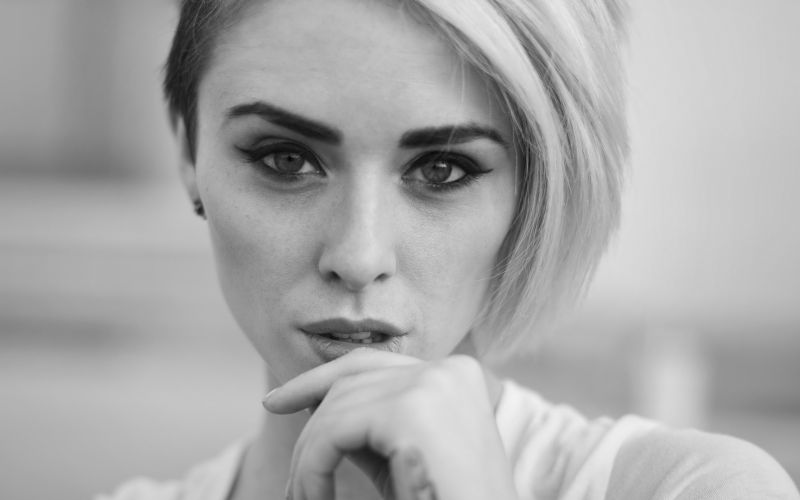 tvář, ženy, model, bílý, Černá, černobílý tvář, ženy, model, bílý, Černá, černobílý