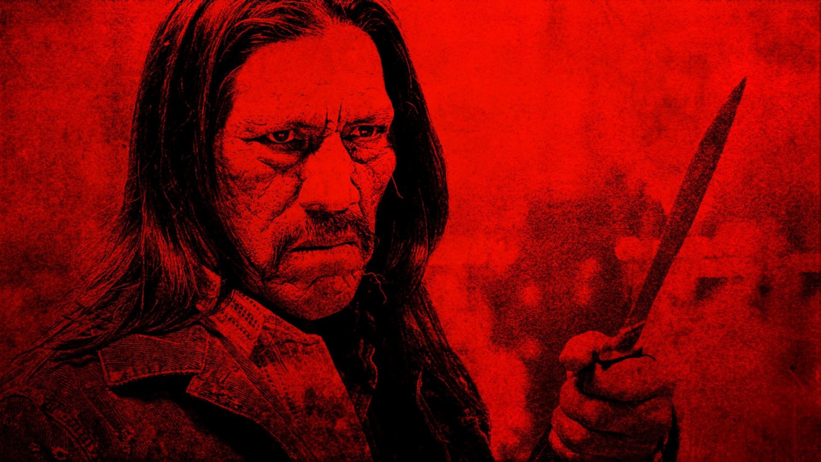 výkres, malování, ilustrace, portrét, Červené, filmy, Machete film, Danny Trejo, UMĚNÍ, tma, 1920x1080 px, moderní umění, kryt alba, akrylová barva