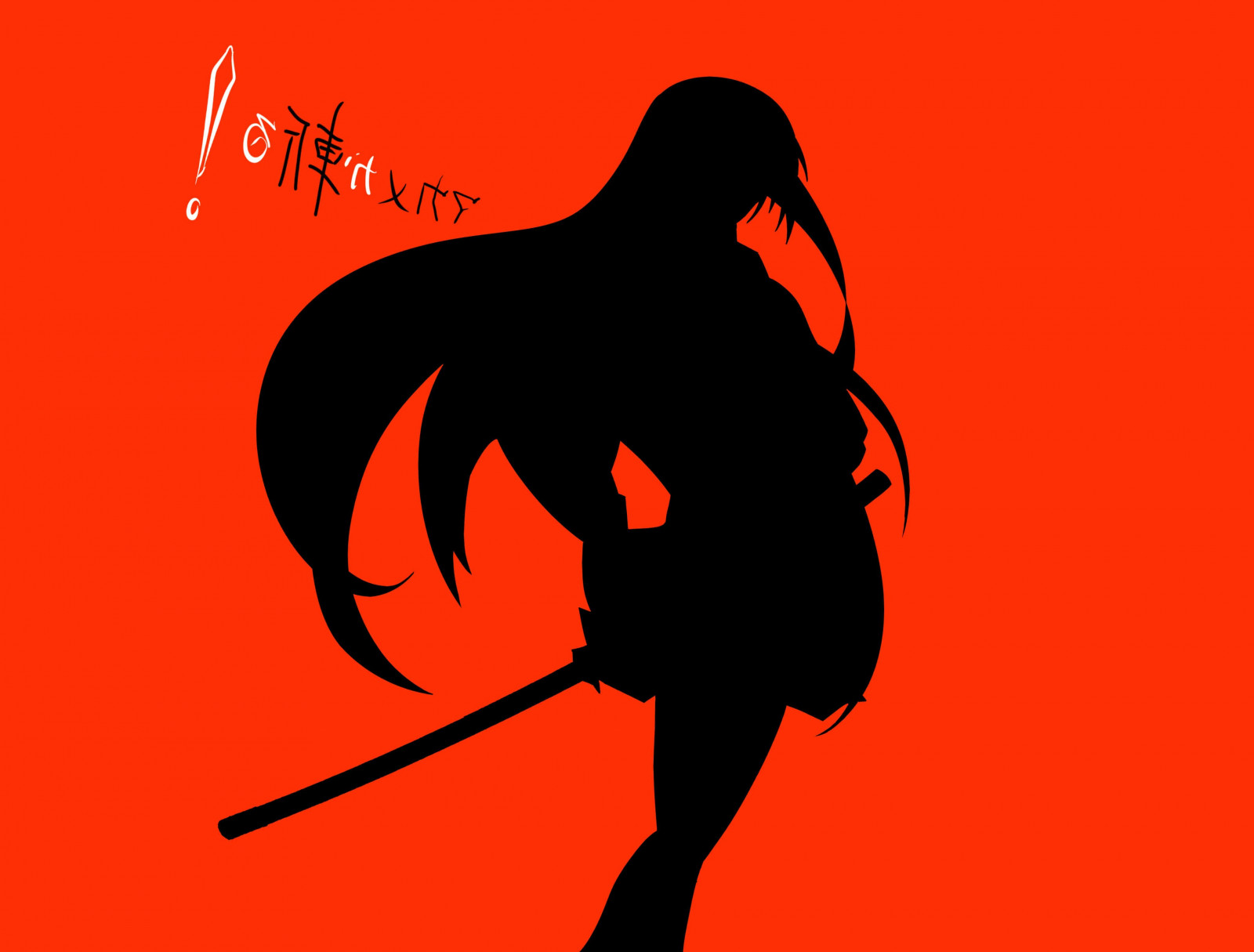 Wallpaper : illustration, silhouette, cartoon, Akame ga Kill, hand ...