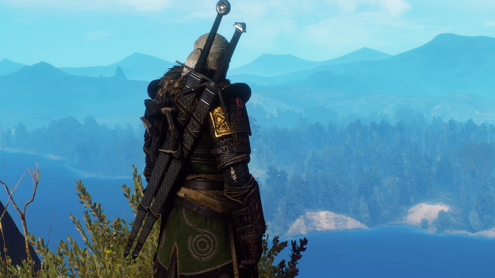 The Witcher, Witcher 3 ล่าสัตว์ป่า, Geralt of Rivia, ถิ่นทุรกันดาร, ภูมิประเทศ, ภูเขา, การผจญภัย, ภาพหน้าจอ, ลักษณะภูมิประเทศที่เป็นภูเขา, เทือกเขา, กีฬาผาดโผน