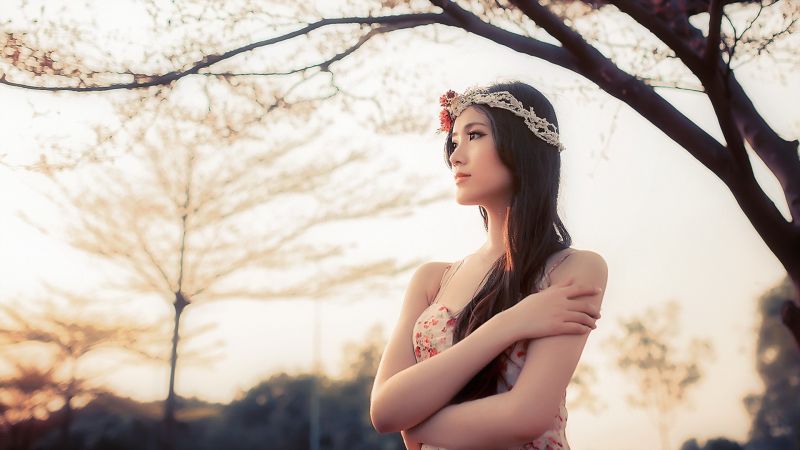 women, model, portrait, Asian, photography, sunlight women, model, portrait, Asian, photography, sunlight