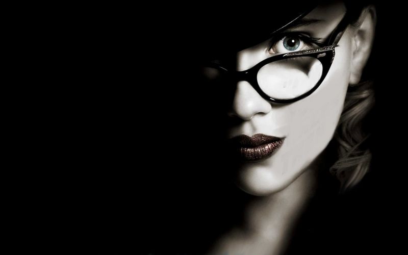 tvář, bílý, Černá, černobílý, portrét, sluneční brýle