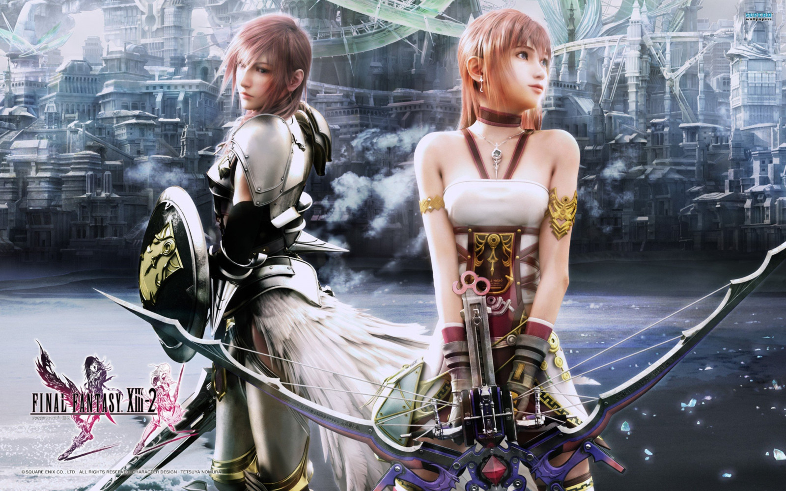 2, 2560x1600 px, Claire, fantasia, Farron, final, Jogos, Serah, vídeo, XIII