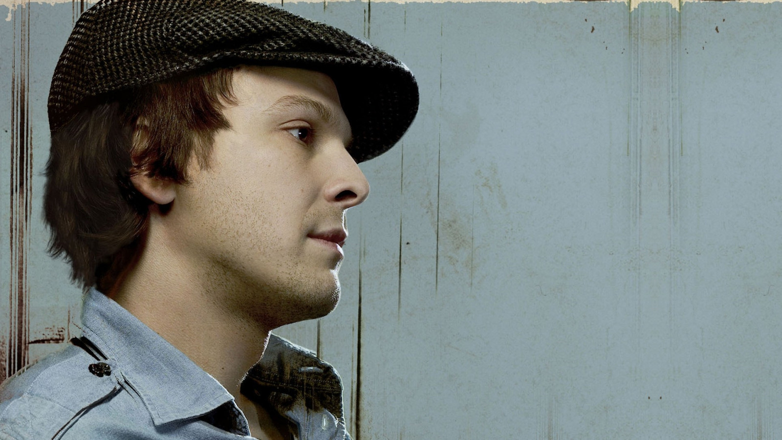 čepice, košile, dívej se, víčko, pokrývka hlavy, štětina, Gavin degraw