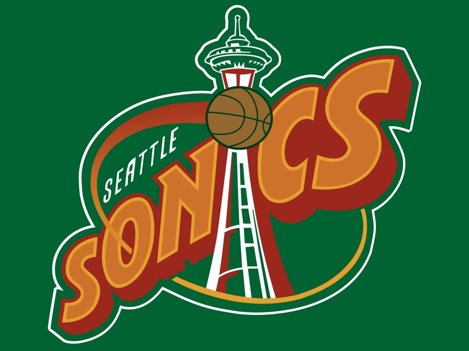 1600x1200 px, Basketball, košíky, NBA, Seattle, Supersonics