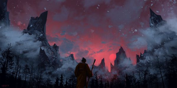 digital art,artwork,nature,Jason Scheier,illustration,landscape