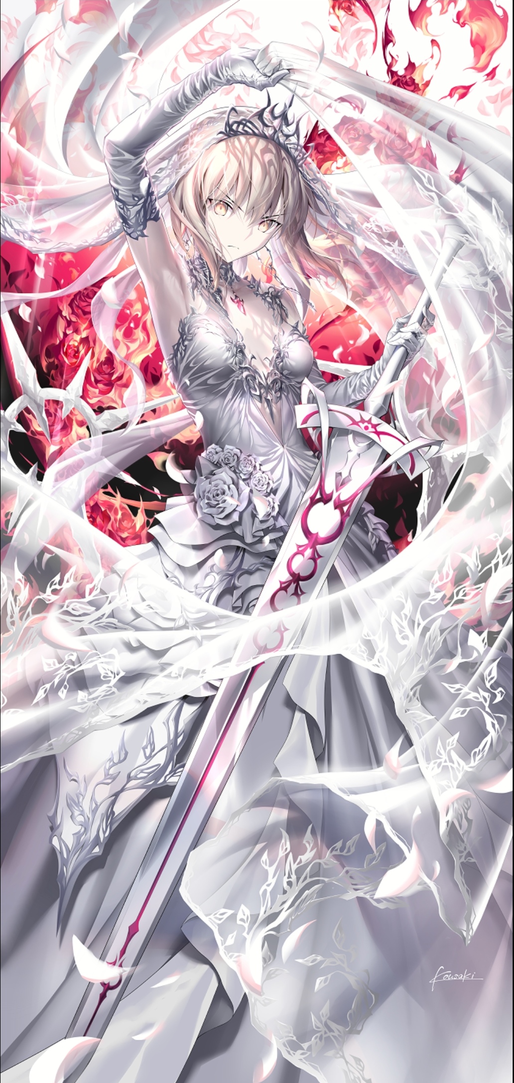 Fate Stay Night, Artoria Pendragon, Kousaki Rui, Anime piger