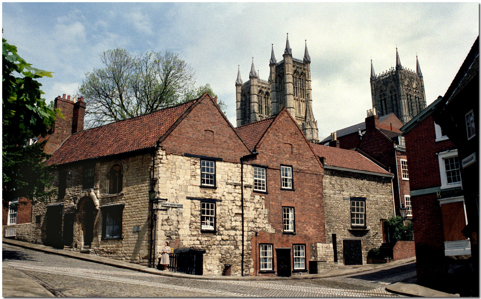 architektura, budova, Dům, vesnice, dějiny, město, chalupa, majetek, Lincoln, fasáda, malebný, venkov, lidské osídlení, sousedství, obytný prostor