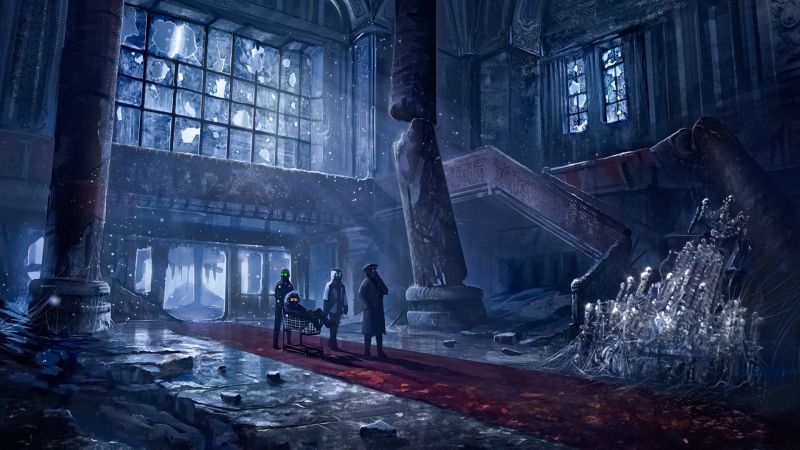 apokalyptický, umělecká díla, půlnoc, fantasy umění, noc, Rusko apokalyptický, umělecká díla, půlnoc, fantasy umění, noc, Rusko