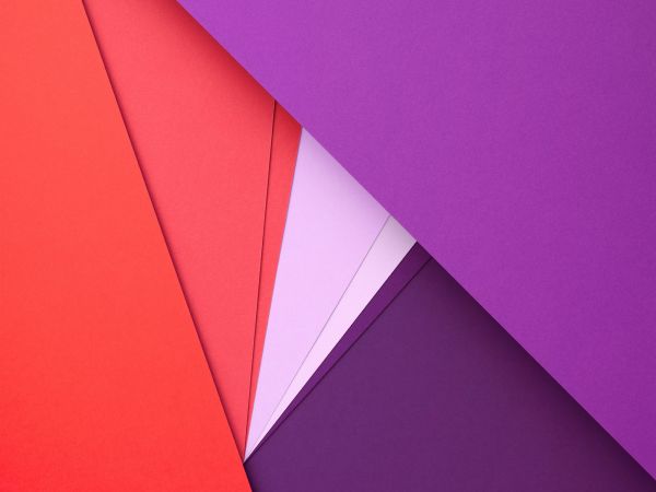 illustration, digital art, minimalism, triangle, red, purple