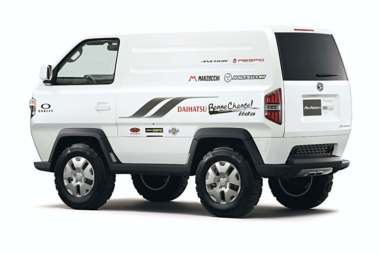 auto, vozidlo, 2012, netcarshow, netcar, obrázky vozidel, photo auto, Daihatsu, Mud mistr koncept, pozemní vozidla, automobilový exteriér, automobil make, model auta, nárazník, sportovní užitkové vozidlo, Kompaktní sportovní užitkové vozidlo, terénní vozidlo