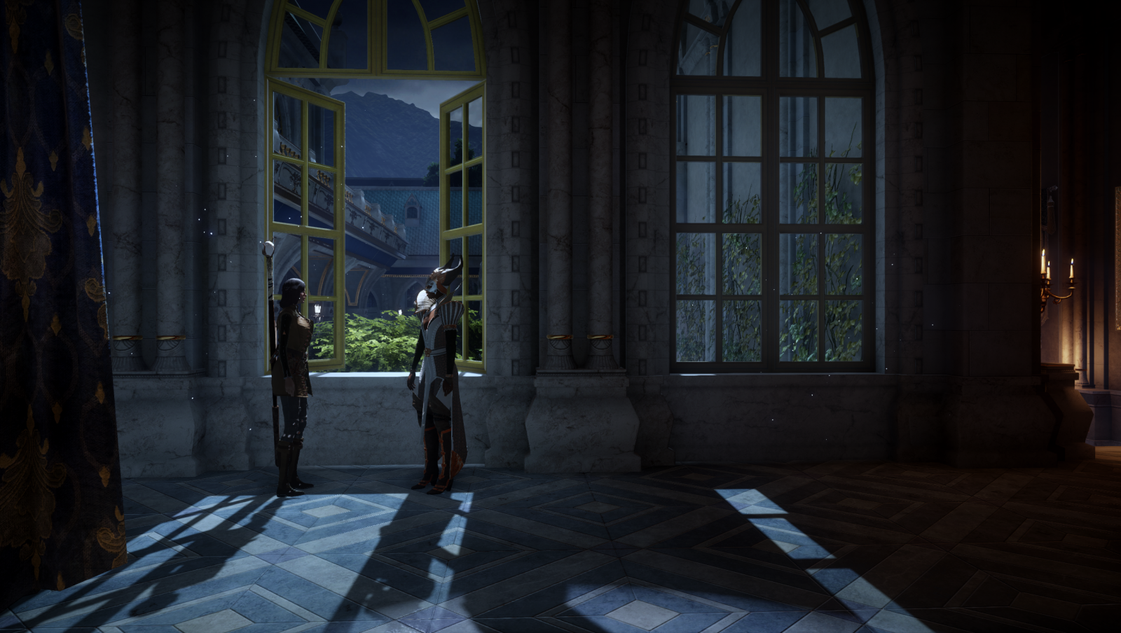 Dragon Age inkvisition, dragon Age, vivienne, inkvisitor, mørk, grøn, blå