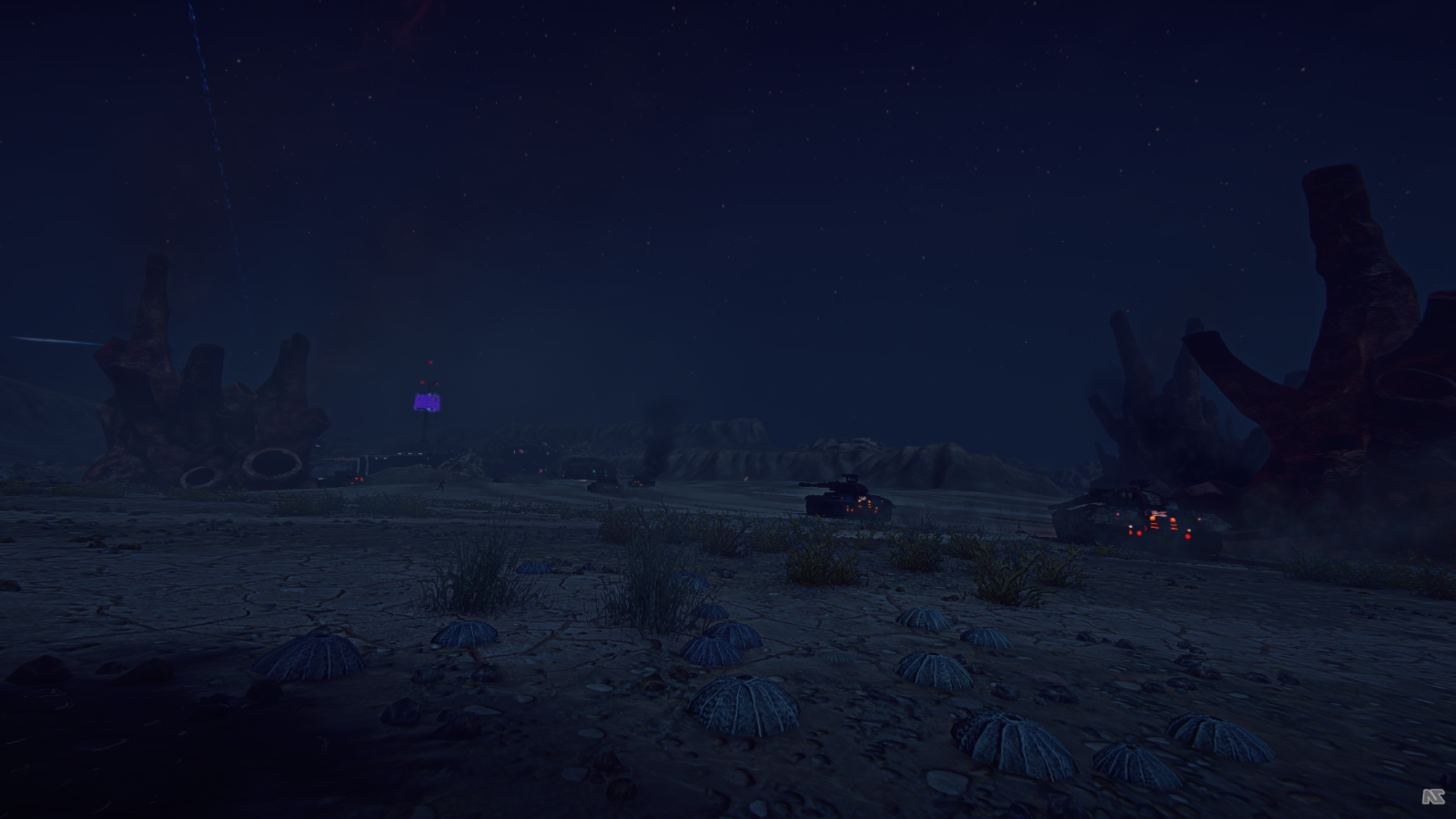 noc, nebe, sníh, válka, večer, měsíční svit, atmosféra, soumrak, půlnoc, PlanetSide 2, Terran republika, loď duchů, počasí, svítání, tma, Snímek obrazovky, atmosférický jev, počítač tapeta, Atmosféra Země, geologický fenomén