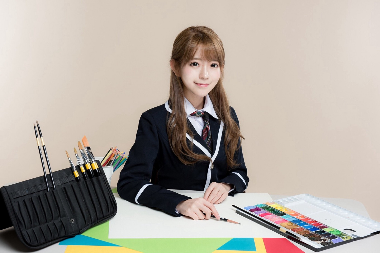 ผู้หญิง, คอสเพลย์, โมเดล, เกาหลี, การเขียน, Yurisa Chan, การเรียนรู้, การบ้าน, การศึกษา