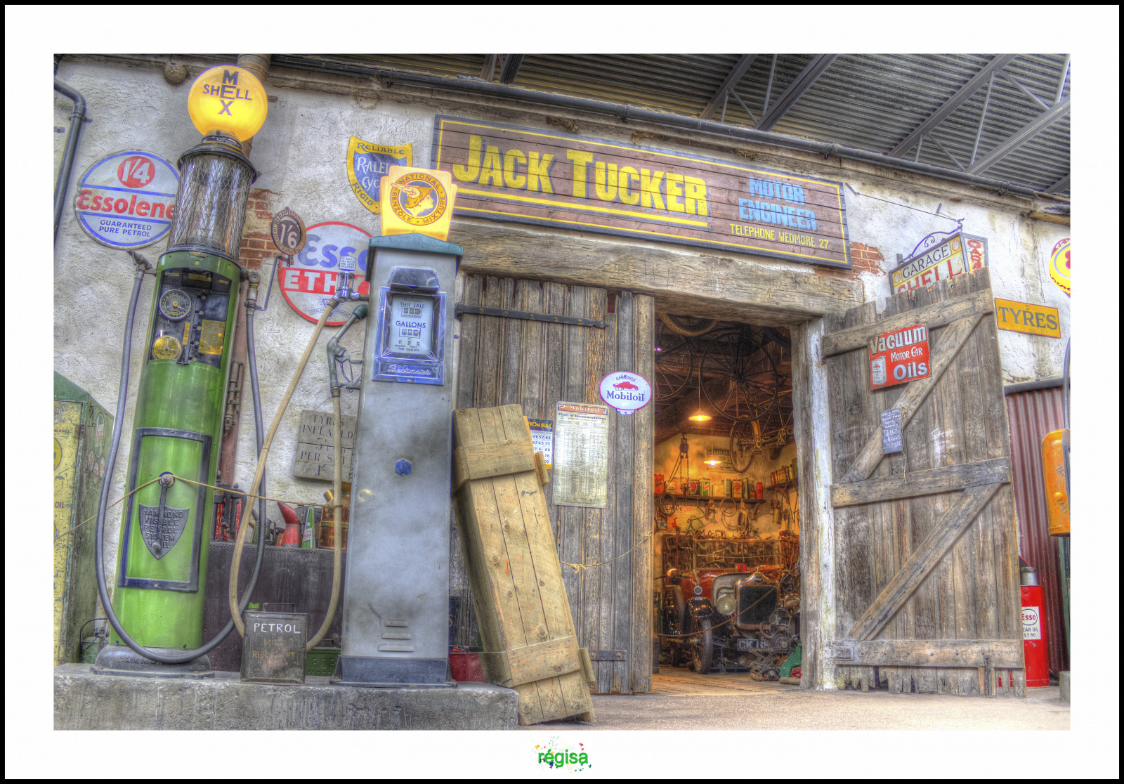 Wallpaper old, England, english, car, museum, automobile, Garage