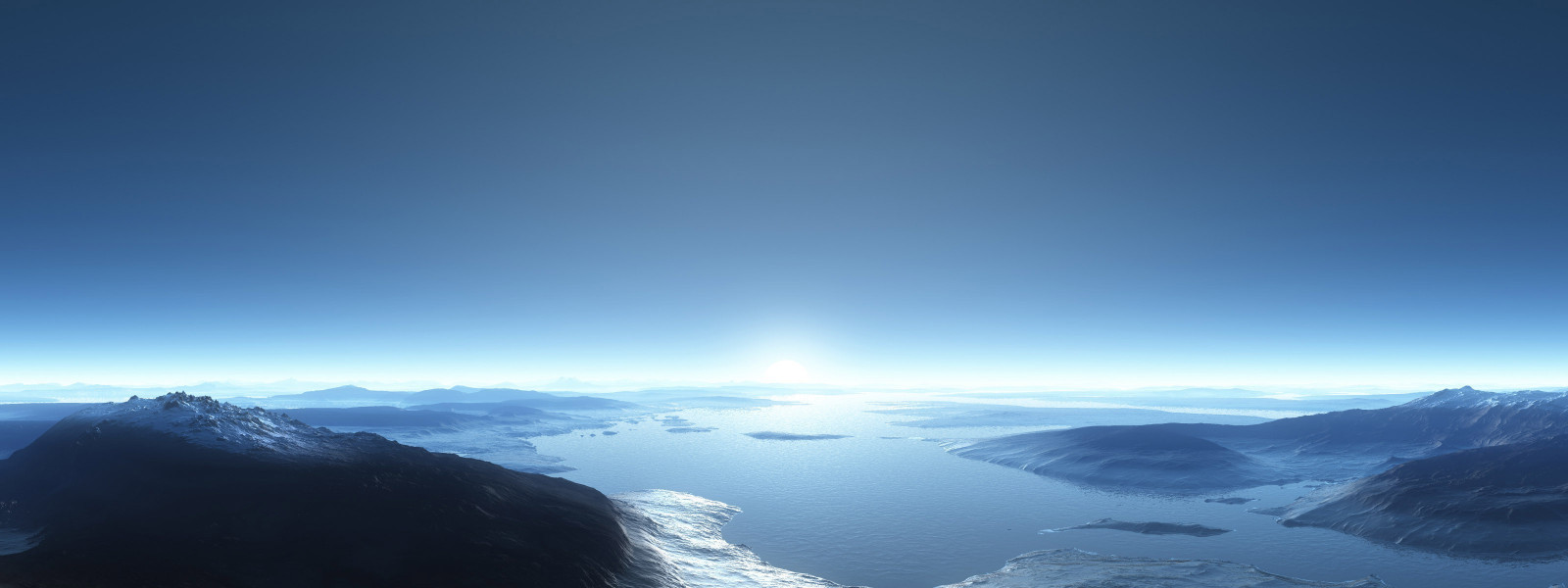 แสงแดด, แนวนอน, ท้องฟ้า, หิมะ, ขอบฟ้า, ทัศนียภาพ, จอแสดงผลหลายจอ, เทือกเขาแอลป์, ยอด, ที่ราบสูง, สันเขา, เมฆ, ภูเขา, สภาพอากาศ, รุ่งอรุณ, ปรากฏการณ์บรรยากาศ, ลักษณะภูมิประเทศที่เป็นภูเขา, ภูมิประเทศ, คุณลักษณะทางภูมิศาสตร์, เทือกเขา, 3200x1200 px