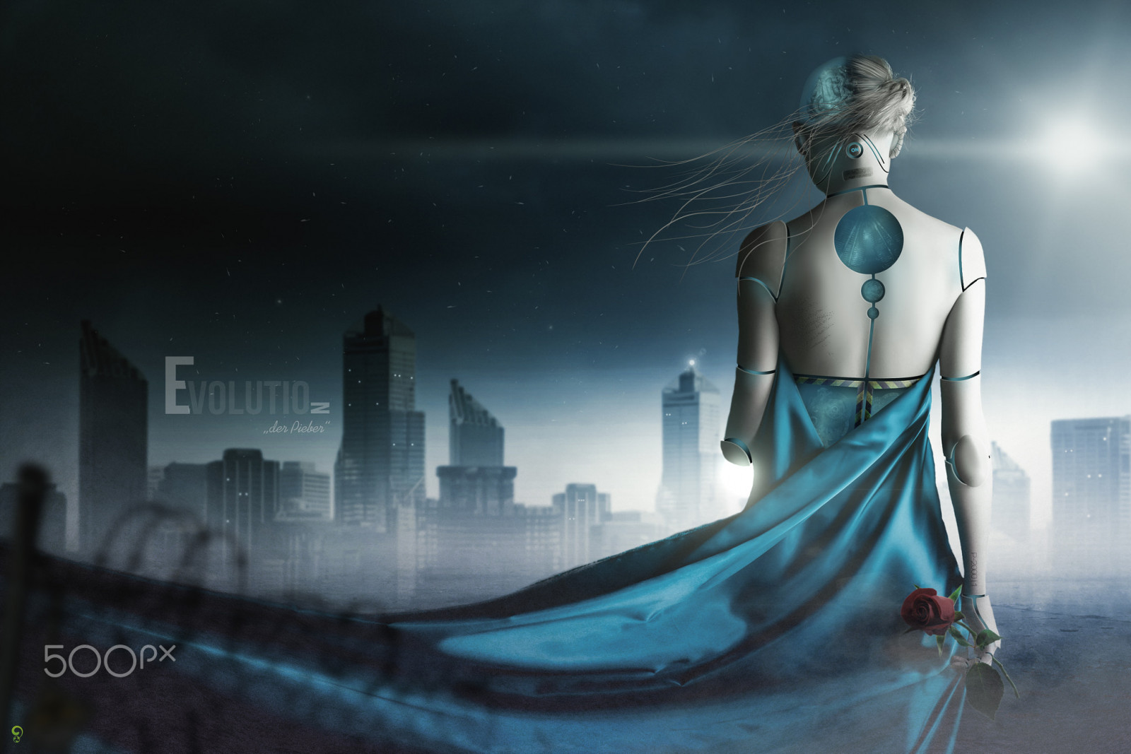 science fiction, robot, maskine, futuristisk, 500px, Digital kunst