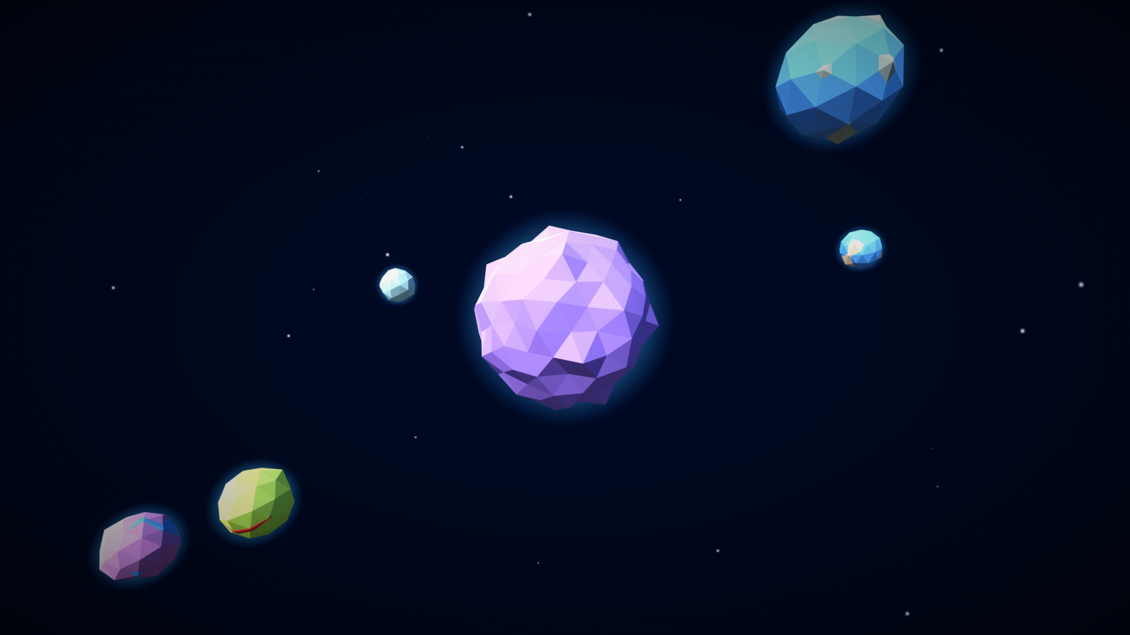 hvězdy, galaxie, planeta, prostor, 3D, digitální umění