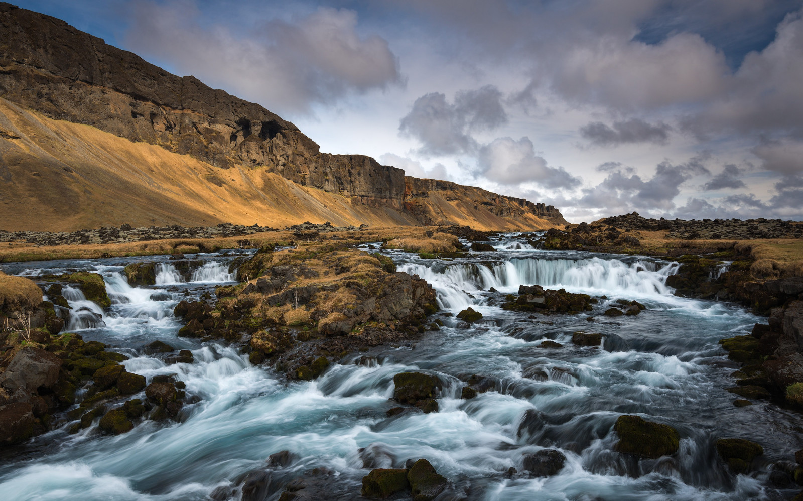 Fond d'écran Islande, la nature, rivière 2600x1622 WallpaperManiac