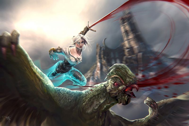 videohry, Witcher 3 Wild Hunt, mytologie, Ciri, Snímek obrazovky, 1920x1280 px videohry, Witcher 3 Wild Hunt, mytologie, Ciri, Snímek obrazovky, 1920x1280 px