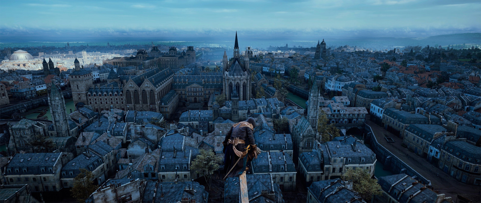2560x1080 px, Assassins Creed Unity, Videospiele