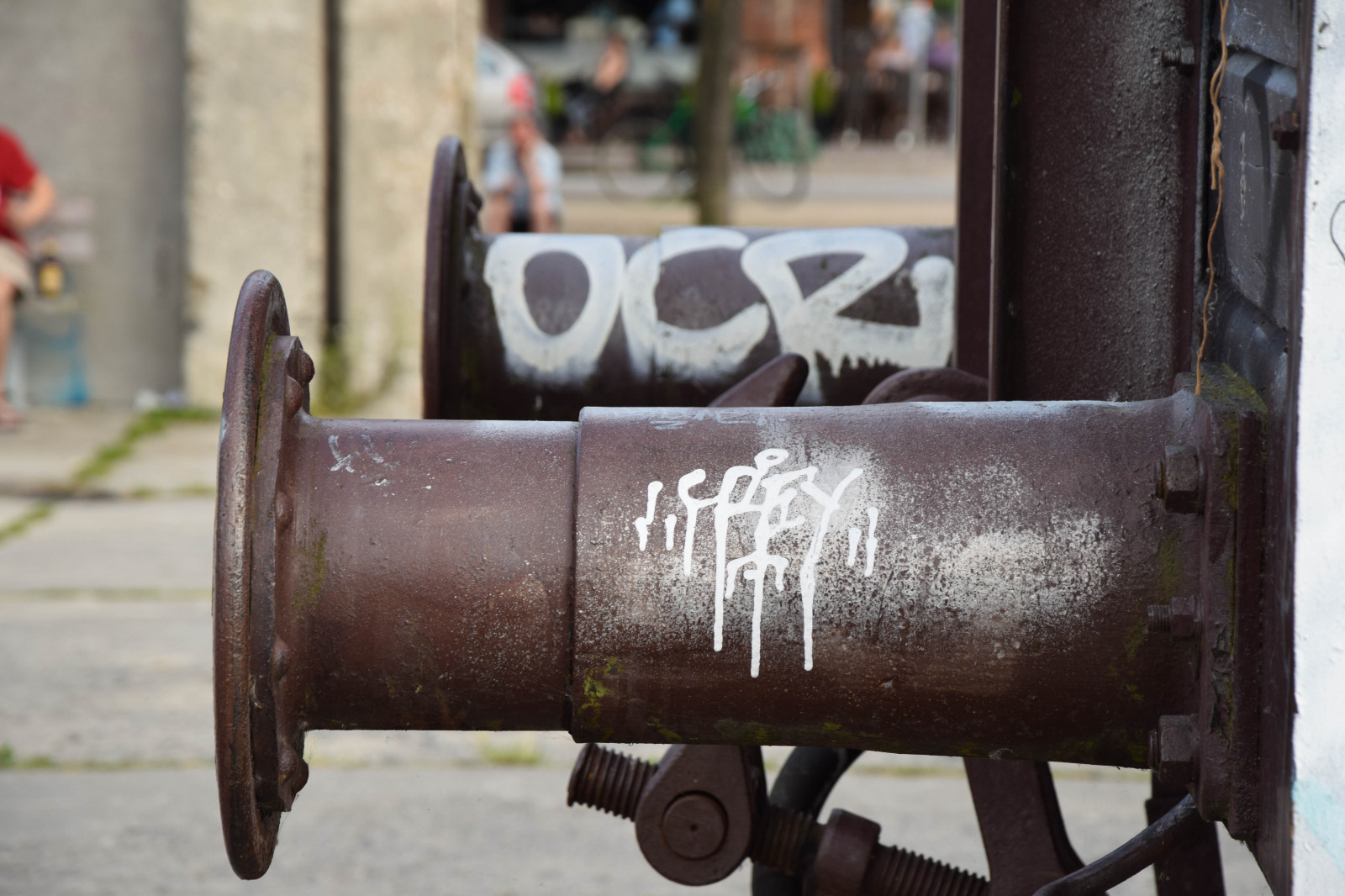 Wallpaper city, urban, vehicle, weapon, train, railway, closeup, Denmark, Copenhagen, cannon
