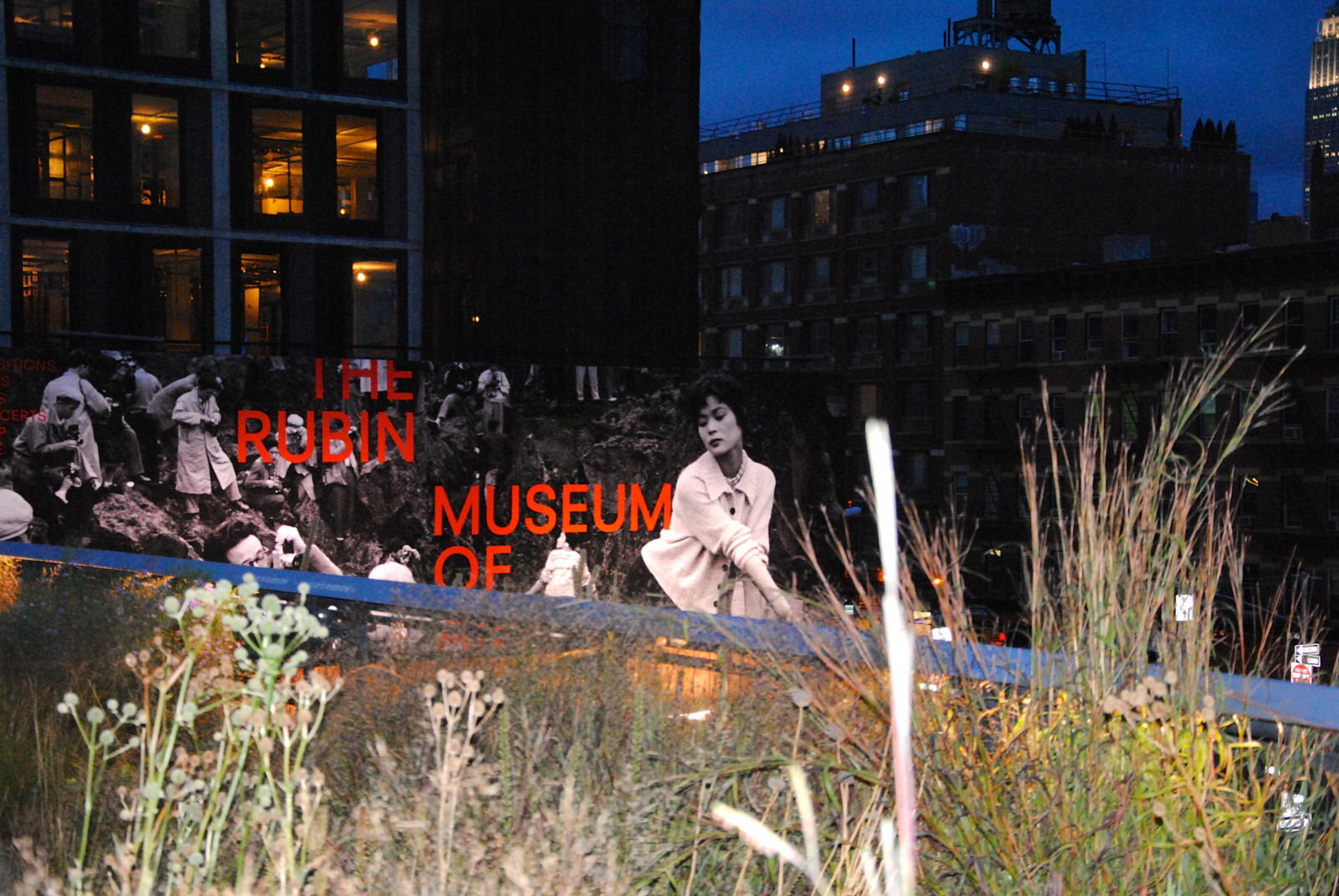 กลางคืน, แมนฮัตตัน, ศิลปะ, ตะวันตก, Newyork, railline, ไฮไลน์, เขตเมือง