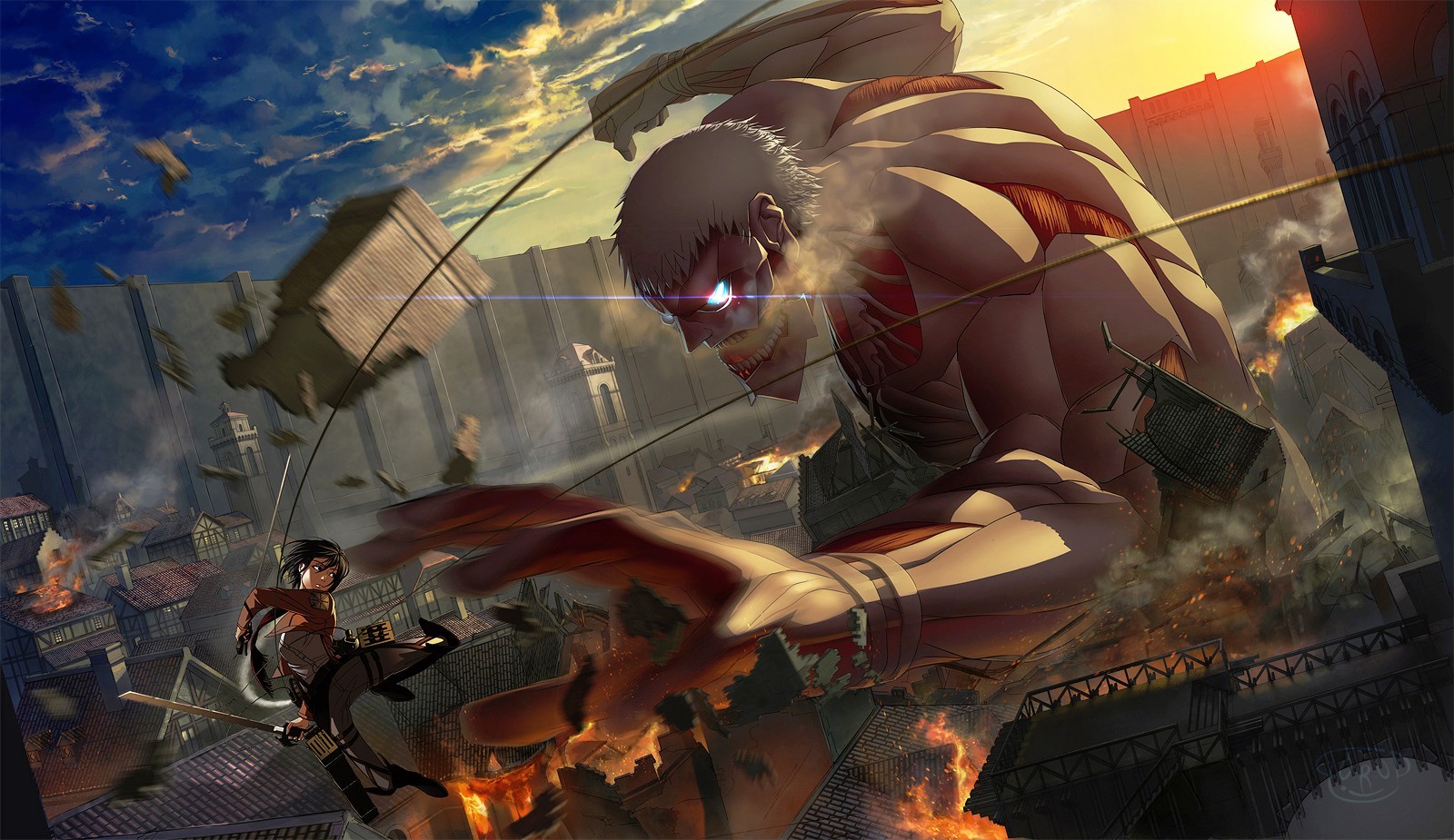อะนิเมะ, สาวอะนิเมะ, Shingeki no Kyojin, Mikasa Ackerman, การ์ตูน, ตำนาน, ภาพหน้าจอ, เมชา, วอลล์เปเปอร์คอมพิวเตอร์, เกมพีซี, หนังสือการ์ตูน