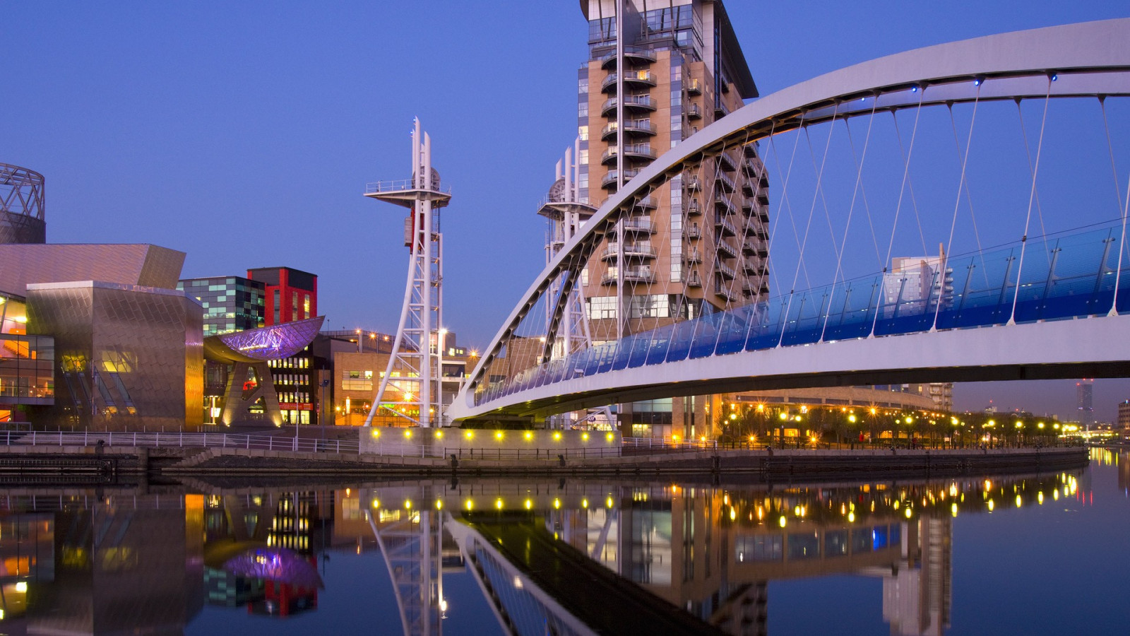 město, panoráma města, noc, odraz, panoráma, mrakodrap, večer, most, minout, metropole, centrum, mezník, Metropolitní oblast, veřejná doprava, dálnice