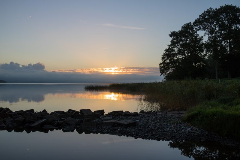 sunlight,landscape,sunset,sea,water,lake