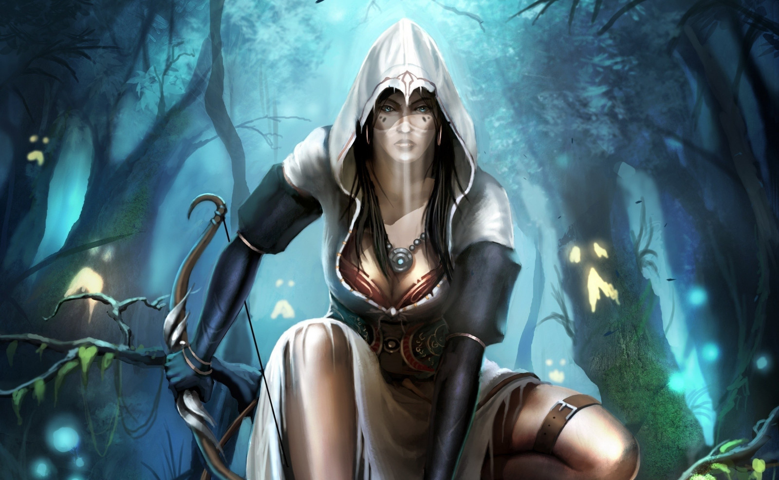 Nghệ thuật tưởng tượng, Anime, cây cung, Thần thoại, Ảnh chụp màn hình, Hình nền máy tính, Game pc, Nữ chiến binh