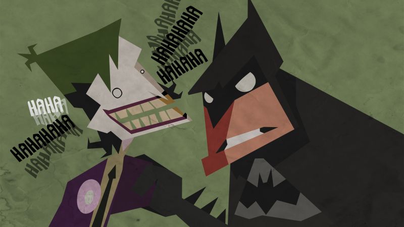 illustration, anime, Batman, Joker, tegneserie, tegning illustration, anime, Batman, Joker, tegneserie, tegning