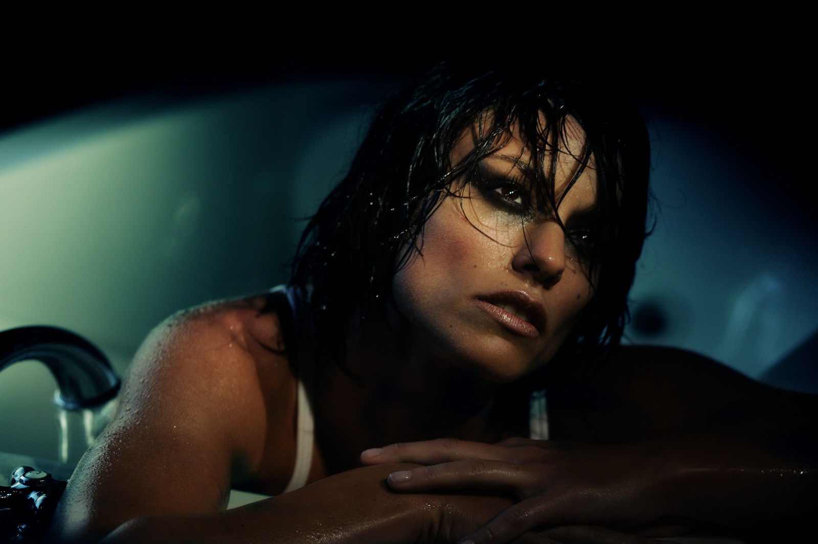 portrét, mokrý, fotografování, rezervovat, Noir, Hollywood, vana, Filmové, publikování, Inthetub, tjscott, crystaljewel, Filmové obrazy