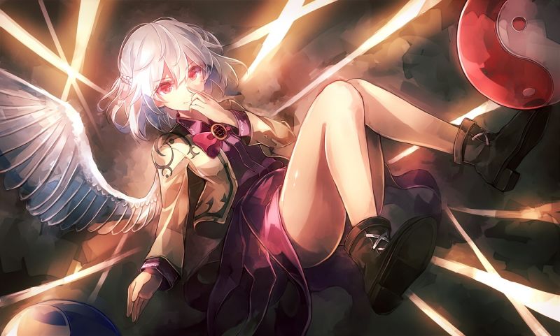 Anime, Anime cô gái, cánh, Touhou, Kishin Sagume, Truyện tranh Anime, Anime cô gái, cánh, Touhou, Kishin Sagume, Truyện tranh