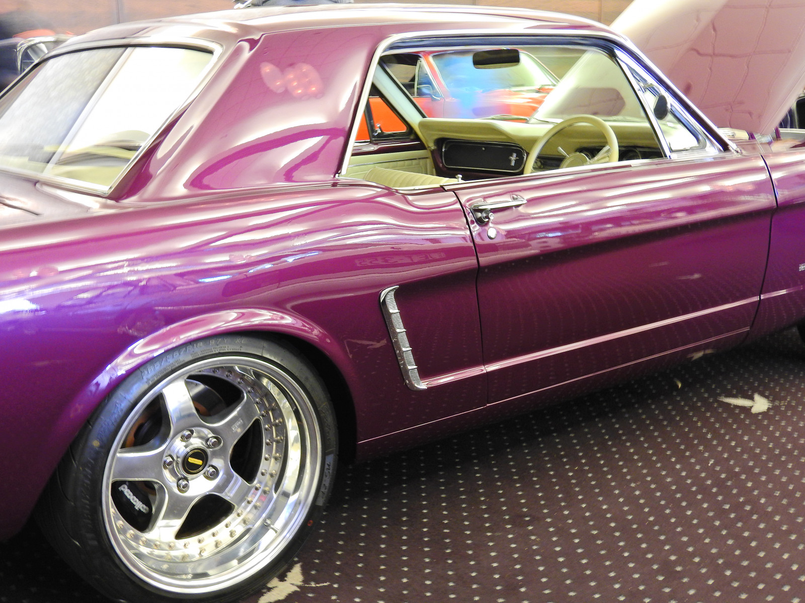 auto, vozidlo, nachový, Brod, klasická auta, chróm, poník, vlastní auto, Mustang, kolo, okraj, klasický, automobilového designu, automobilový exteriér, motorové vozidlo, závoďák, auto part, automotive wheel system