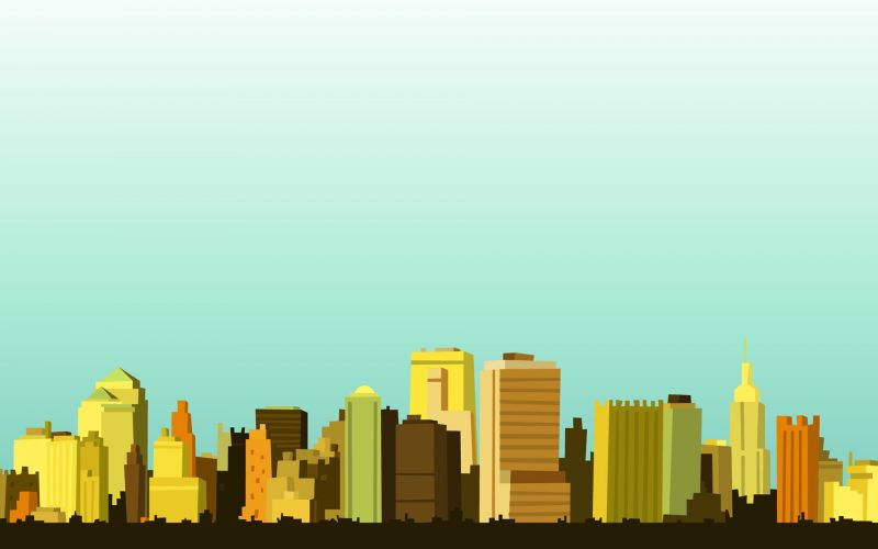 ilustrace, město, panoráma města, minimalismus, panoráma, mrakodrap ilustrace, město, panoráma města, minimalismus, panoráma, mrakodrap