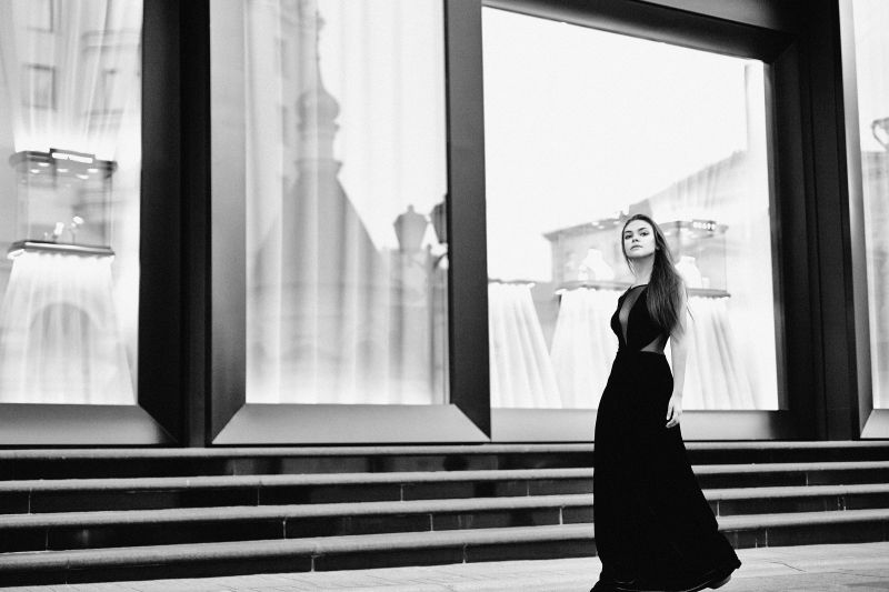 ulice, Černá, černobílý, okno, fotografování, šaty ulice, Černá, černobílý, okno, fotografování, šaty