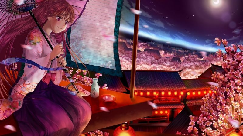 anime, anime girls, palcoscenico, immagine dello schermo, Teatro musicale, 1920x1080 px