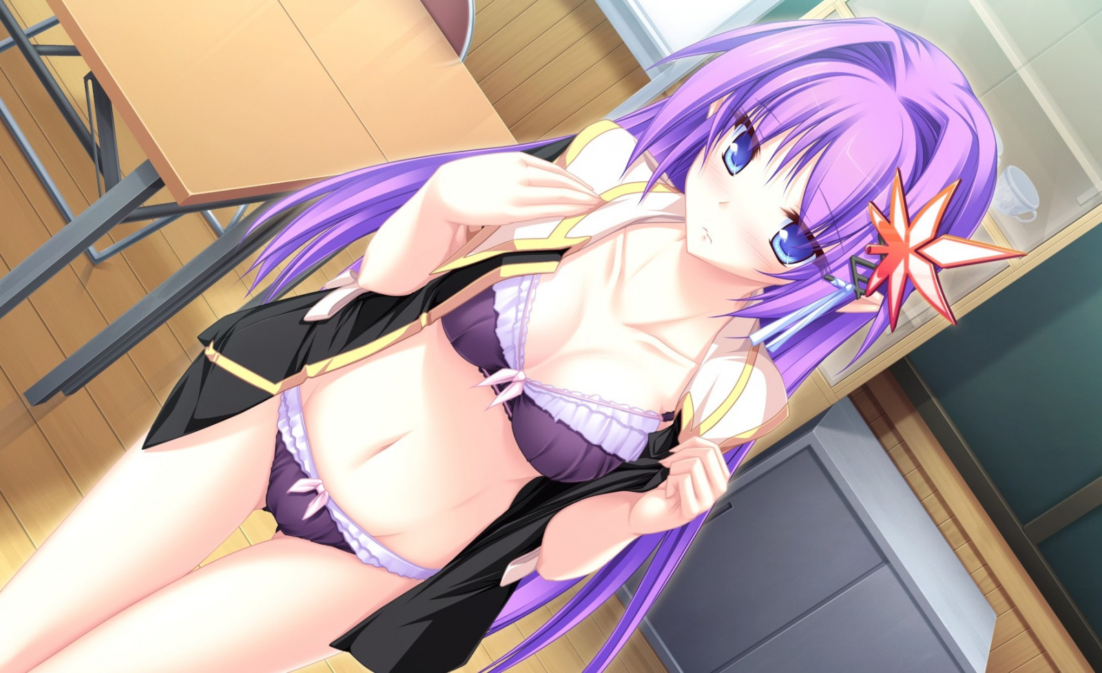 อะนิเมะ, สาวอะนิเมะ, Maikaze no Melt สถานที่ซึ่งนำไปสู่ความรู้สึกปลายทาง, ผมสีดำ, เสื้อผ้า, มังงะ