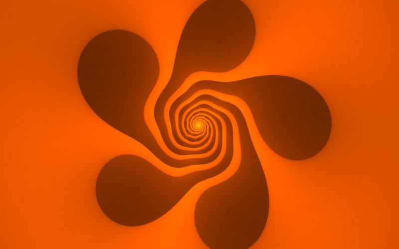 ilustrace, digitální umění, srdce, žlutý, oranžový, kruh ilustrace, digitální umění, srdce, žlutý, oranžový, kruh