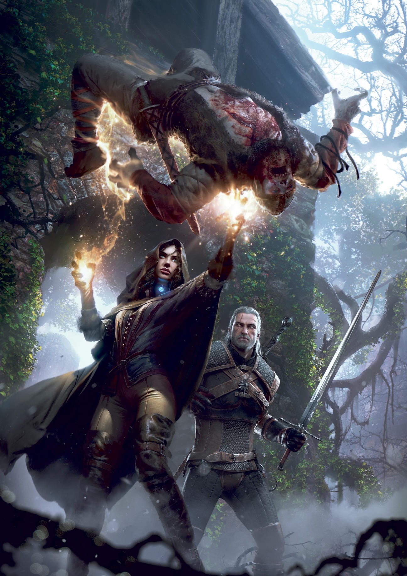 wallpaper 1296x1832 px geralt of rivia the witcher 3 wild hunt