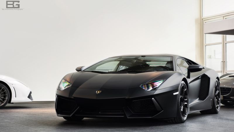 รถ, ยานพาหนะบก, ยานพาหนะ, ยานยนต์, ซูเปอร์คาร์, ดำ